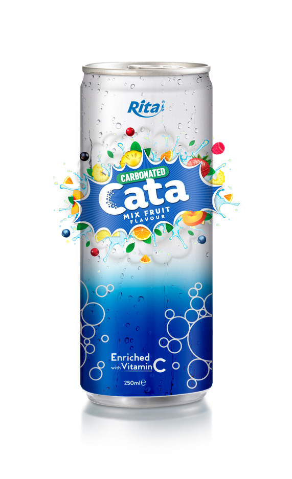 250ml Carbonated Mix Fruit Flavor Drink